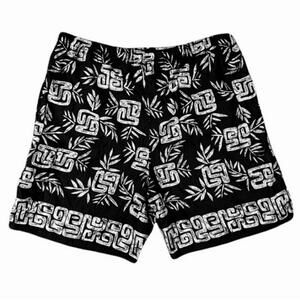 VTG NATURAL LIFE Black and White Swim Trunks - Fits like XXL or 3XL 46" Waist